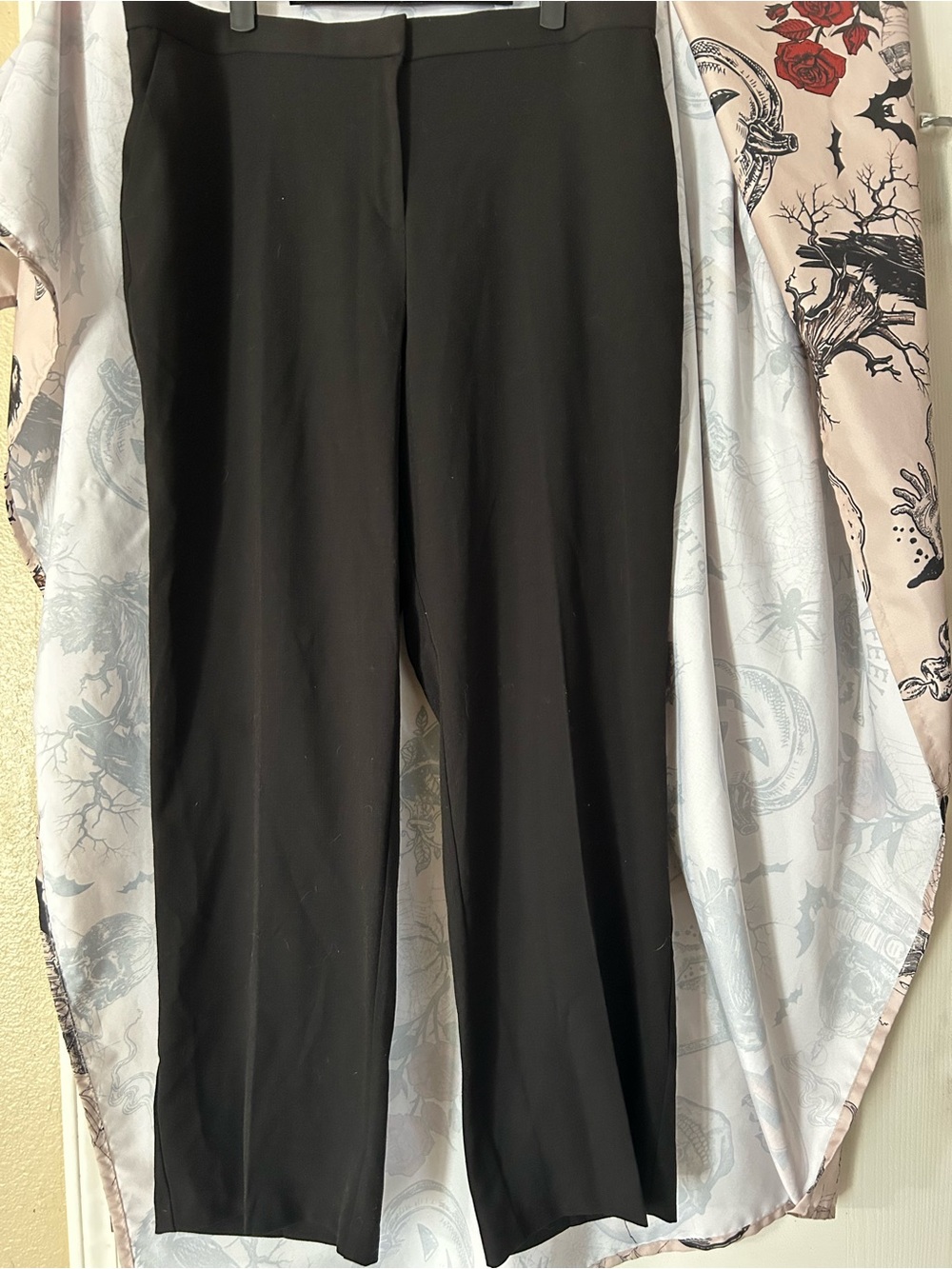 Sag Harbor Black Straight-Leg Women's Pants